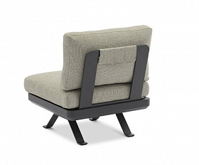 Комплект лаунж мебели Lund Brafritid антрацит/серый, алюминий