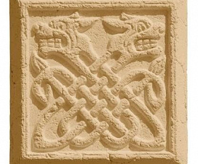 Вставка "Изразец" №3, цвет Песочный