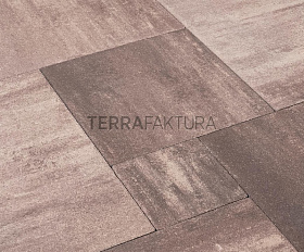 Тротуарная плитка Terrafaktura Ларго  60 мм Бархатный закат