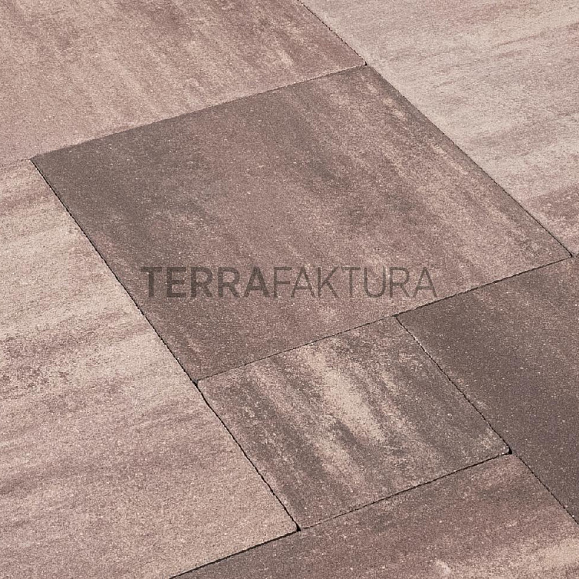 Тротуарная плитка Terrafaktura Ларго  60 мм Бархатный закат фото 2