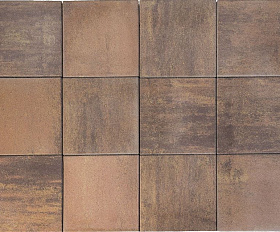 Тротуарная плитка Квадрат Braer 300х300х80мм Color Mix цвет "Прайд"