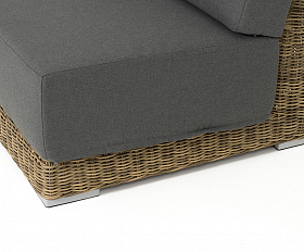 Капри модуль диванный правый с подушками, цвет соломенный