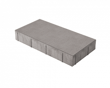 Тротуарная плитка Нобетек Прямоугольник 4П6ф 400x200x60 Серая