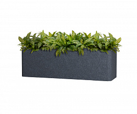 Кашпо Concretika Balconera 94х32х30 Basalt