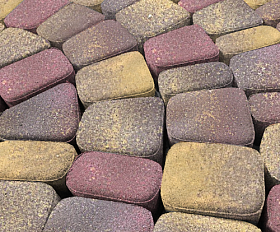 Тротуарная плитка Нобетек Классика 1КЛ6Ф Колормикс №9 Закат