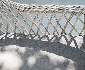 Обеденная Латте 4SIS группа плетеная, цвет бежевый