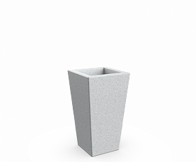 Кашпо Berkano Trapezio 70V White Granite