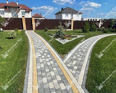 Брусчатка Braer Классико 60 мм - Белый