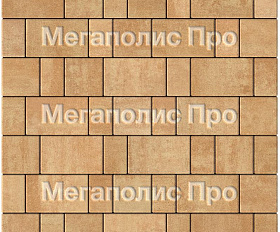 Тротуарная плитка Выбор Старый город Листопад 1Ф.6 60 мм Сахара