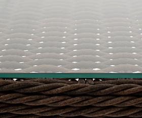 Прованс столик журнальный из ротанга, цвет коричневый