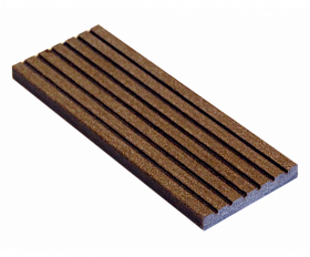 Планка торцевая из ДПК MasterDeck 3000х70 мм цвет Венге