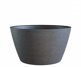 Кашпо Concretika Bowl D80 H45 Premium Grey