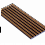 Планка торцевая из ДПК MasterDeck 3000х70 мм цвет Венге