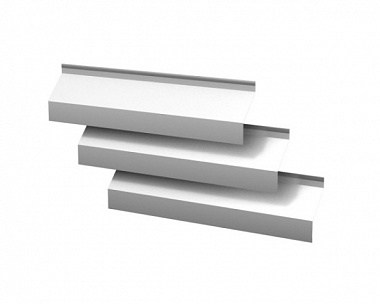 Ламель жалюзи Металлопрофиль Blackout Pe Standart 0,45 RAL9003