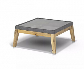 Лаунж-зона модульная Барселона 4SIS из роупа (веревки), каркас из акации