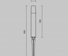 Ландшафтный светильник Talpa Maytoni O416FL-L3B3K1 цвет Черный