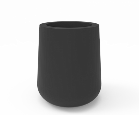 Кашпо Berkano Grace planter 75 Coal Black