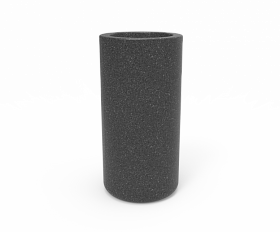 Кашпо Berkano Smoov Planter Cylinder DB Black Granite