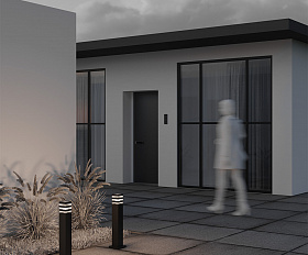 Ландшафтный светильник Unter den Linden Maytoni O578FL-01B цвет Черный