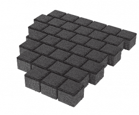 Тротуарная плитка Stellard Квадрат 100х100х60 мм Черный