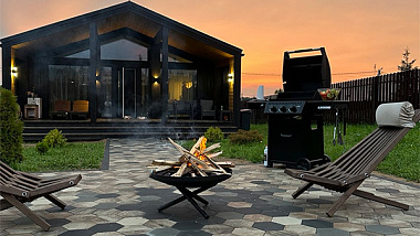 Кейс: как мы сделали патио у модульного дома и связали архитектуру с участком