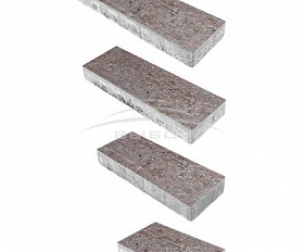 Тротуарная плитка Выбор Стоунвуд Б.7.Псм.6 Орех