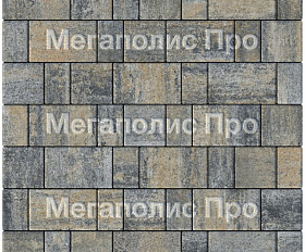 Тротуарная плитка Выбор Старый город Искусственный камень 1Ф.6 60 мм. Базальт