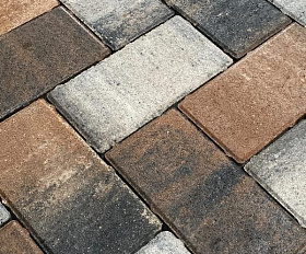 Тротуарная плитка Koldiz 50 мм Оникс Коричневый