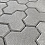 Тротуарная плитка Koldiz Трилистник 100 мм Стандарт Серый