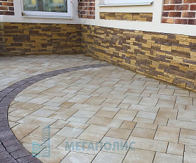 Тротуарная плитка Выбор Старый город Искусственный камень 1Ф.6 60 мм. Степняк