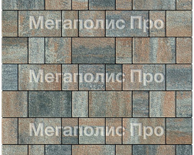 Тротуарная плитка Выбор Старый город Листопад А.1.Фсм.4 40 мм. Клен Гранит