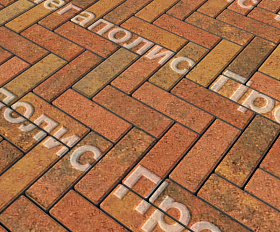 Тротуарная плитка Выбор Паркет Б.4.П.6 Листопад Арабская ночь