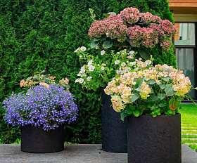 Кашпо Concretika Vase3 D30 H32 Slanets