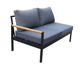 Лаунж зона из алюминия MAYA M темно-серый графит Joygarden