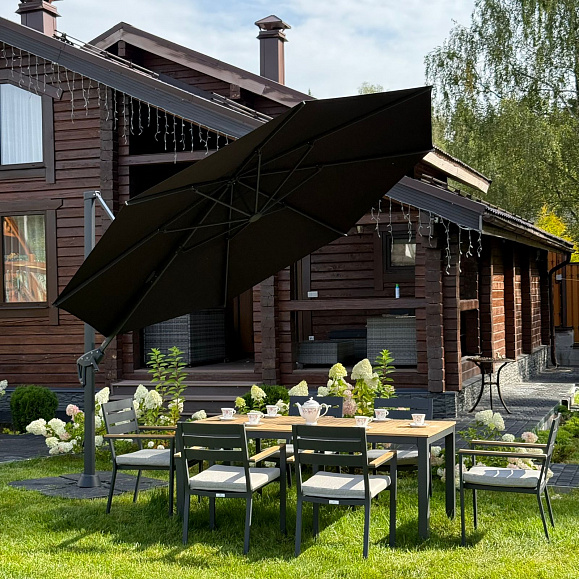 Зонт Sky Black Royal Family круглый в комплекте с утяжелителями фото 4