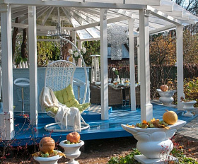 Террасная доска Экодэк Брайт Вельвет Шале, цвет Синий