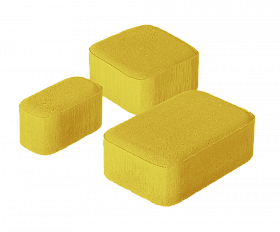 Тротуарная плитка Нобетек Новая Классика 1нКЛ5ф Желтая