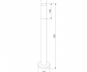 Уличный светильник Elektrostandard IP54 1419 TECHNO серый