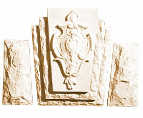 Замковый камень №1, цвет Бежевый