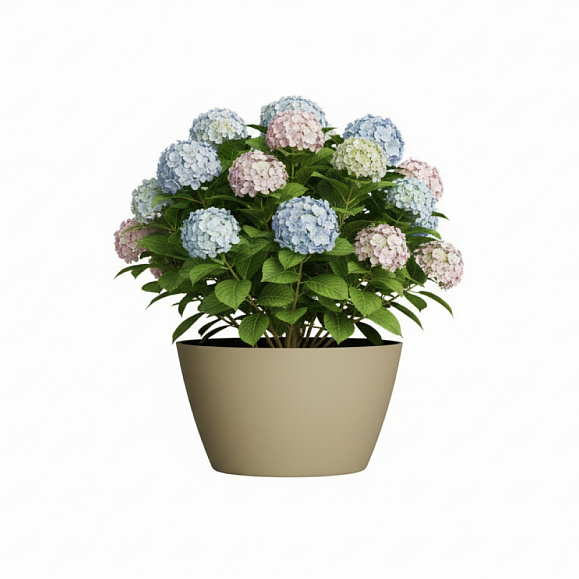 Кашпо Concretika Боул D80H45 Имбирный 1019 фото 6