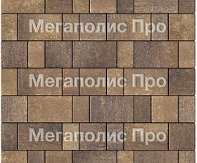 Тротуарная плитка Выбор Старый город Листопад А.1.Фсм.4 40 мм. Мокко