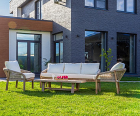 Лаунж-зона Michelle Royal Family из дерева, цвет бежевый