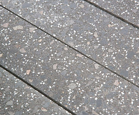 Тротуарная плитка Фабрика Готика Ригель 360х80х80 мм Ильменит FINO