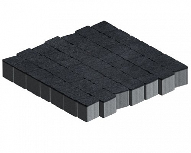 Тротуарная плитка Аттика Steinrus 60 мм Неро BackWash