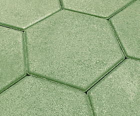 Тротуарная плитка Выбор Соты - Б.3.Ш.6 60 мм Стандарт Зеленый