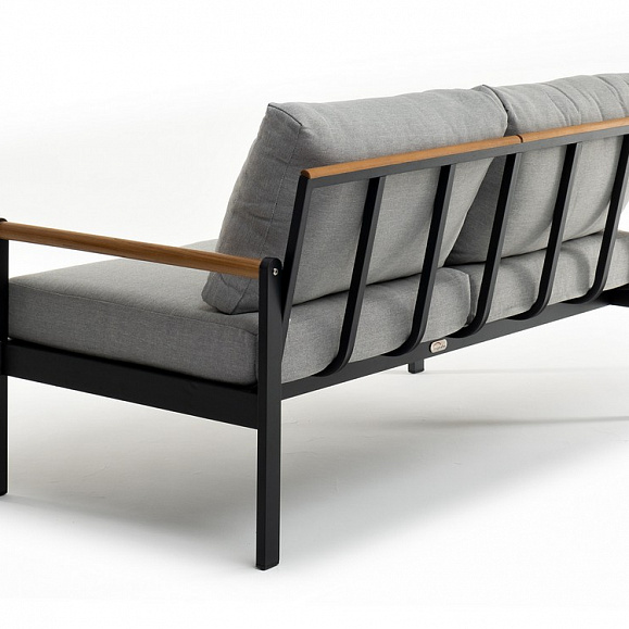 Диван из алюминия MAYA 2-х местный темный графит Joygarden фото 3