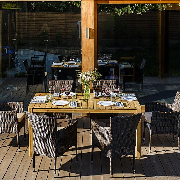 Обеденный комплект AURA 170 см на 6 персон с креслами Joygarden фото 1