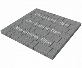 Тротуарная плитка Выбор Старый город 1Ф.6 60 мм. Серый Гранит