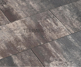 Тротуарная плитка Terrafaktura Ларго  60 мм Темный пласт