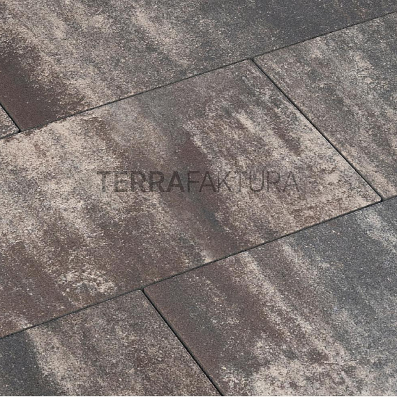 Тротуарная плитка Terrafaktura Ларго  60 мм Темный пласт фото 2